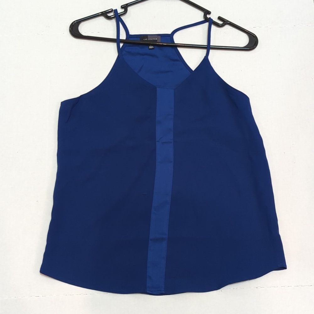 The Limited Women's Electric Blue Lined Racerback Tank Size XS